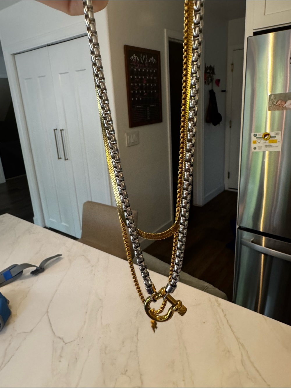 Artizan Joyeria- THE HERRADURA & THE SNAKE LAYERED NECKLACE SET - Picture 3 of 6